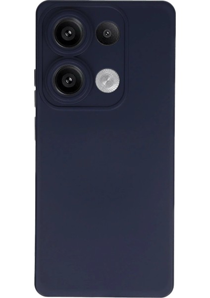 Xiaomi Redmi Note 13 Pro 4g Kılıf Nano Içi Kadife Silikon - LACIVERT-(5796)
