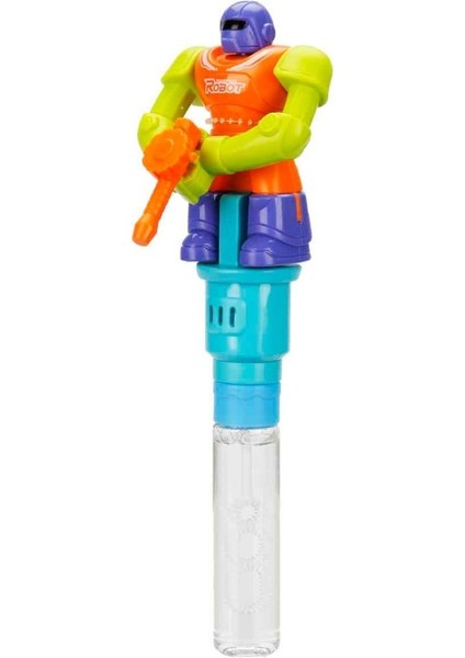 Robot Figürlü Su Oyunu - Baloncuk Oyunu - 625P - Mor Kasklı (Lisinya)