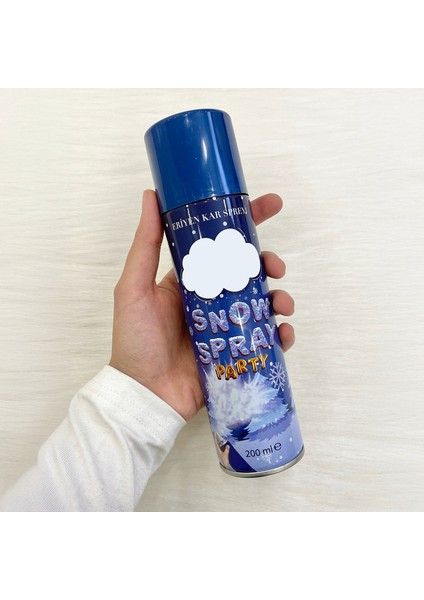 Yılbaşı Parti Eriyen Kar Spreyi 200ML Büyük Boy Leke Yapmaz Kutlama Şov Köpüğü modelleri