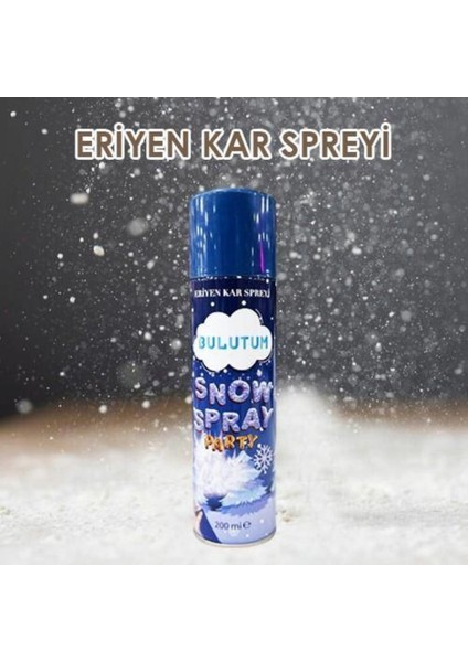 Yılbaşı Parti Eriyen Kar Spreyi 200ML Büyük Boy Leke Yapmaz Kutlama Şov Köpüğü fırsatları