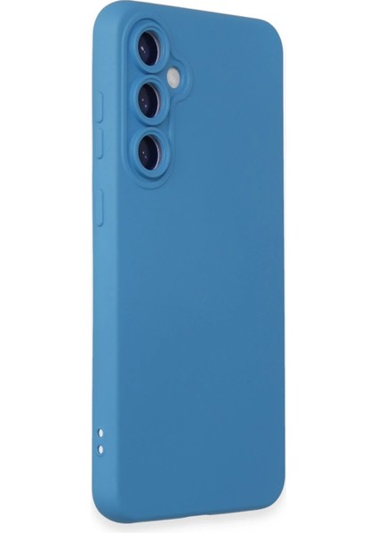 Samsung Galaxy S24 Kılıf Nano Içi Kadife Silikon - MAVI-(5796) fiyatları