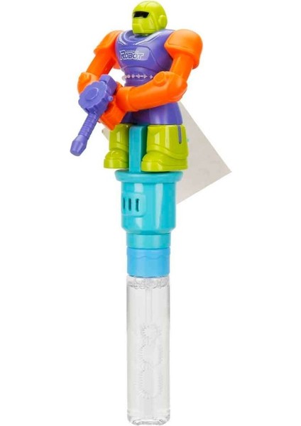 Robot Figürlü Su Oyunu - Baloncuk Oyunu - 625P - Yeşil Kasklı (Lisinya)