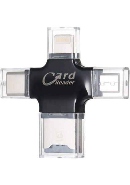 ZR670 Card Reader 4 In 1 Otg