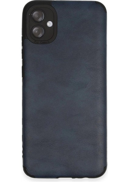 Samsung Galaxy A04E Kılıf Loop Deri Silikon - Lacivert