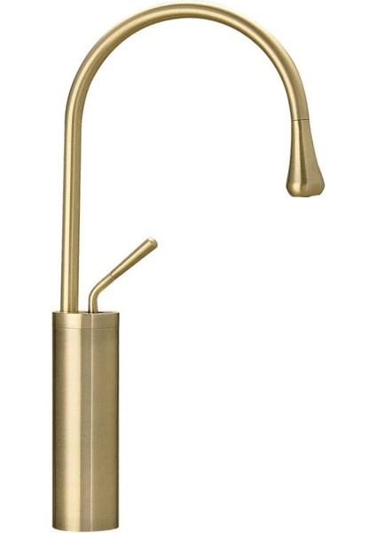 Mat Gold Damla Çanak Lavabo Bataryası