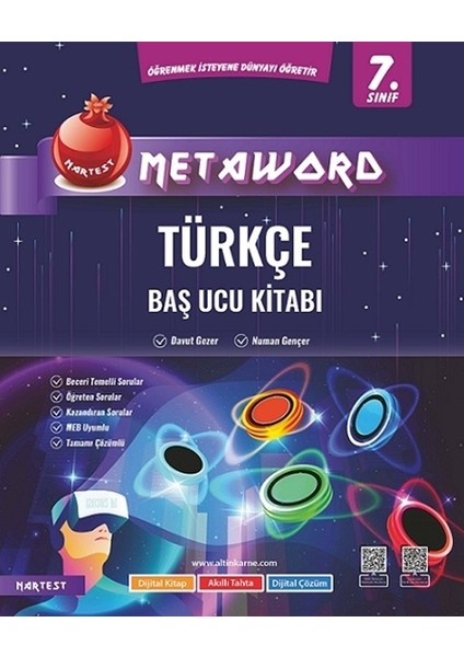 7. Sınıf Metaword Türkçe Konu Özetli Soru Bankası (Nartest Yayınları)