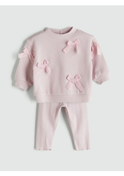 Fırfırlı Kız Bebek Bluz ve Tayt