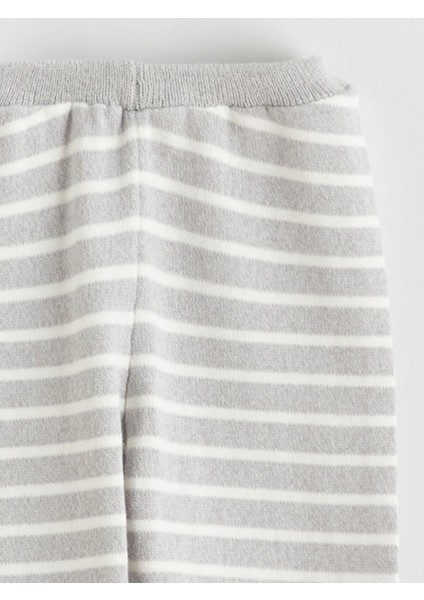 Peak Yeni Sezon Bisiklet Yaka Erkek Bebek Sweatshirt ve Eşofman Alt 2'li