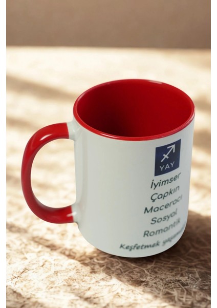 Yay Burcu Kupa – Iyimser, Maceracı, Sosyal ve Romantik Tasarım Kupa fırsatları