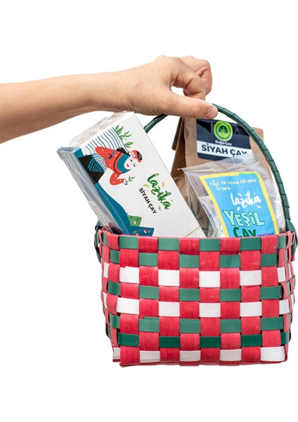 Tek Kişilik Çay Seti-Siyah Çay (400G), English Breakfast Siyah Çay, Hatmi Çiçeği & Bergamot Yeşil Çay