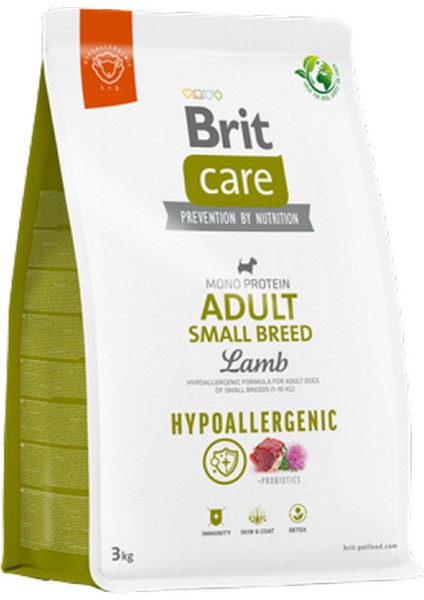 Drnds Brit Care 3 Kg X 4 Adet Küçük Irk - Yetişkin Köpekler İçin, Tek Proteinli, Hipoalerjenik, Kuzu Etli Kuru Mama fiyatları
