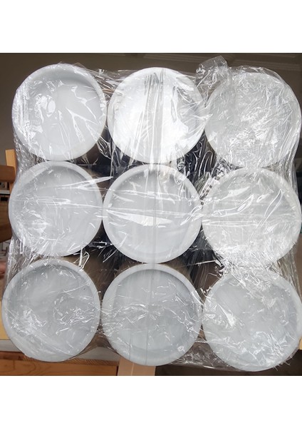 Postüp Beyaz Kapaklı Silindir Kutu Rulo Tüp Masura 5 cm x 55 cm 9 Adet