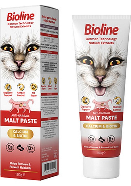 Nrtmsa Bioline -hairball Malt Paste Cat 100 Gr fiyatları