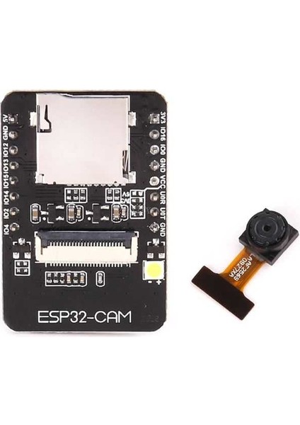 ESP32-CAM Wifi Bluetooth Geliştirme Kartı + OV2640 Kamera Modül