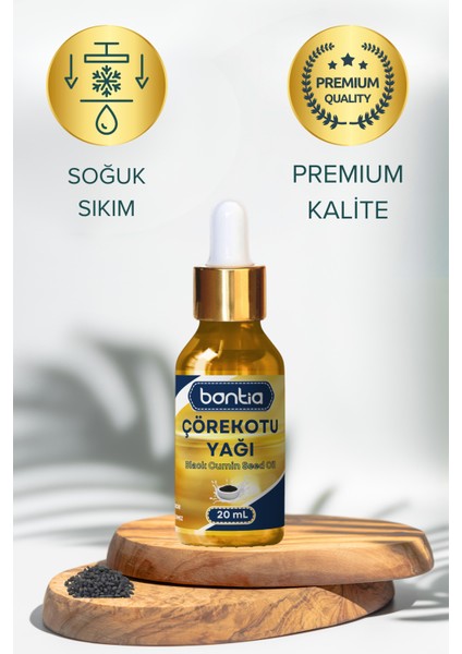 Premium Çörekotu Yağı - %100 Saf Doğal Bağışıklık ve Cilt Desteği 20ML indirimleri