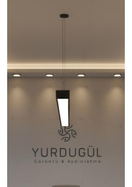 120 cm Plastik Kasa Lineer Aydınlatma – 10 cm Genişlik – 6500K Beyaz Işık