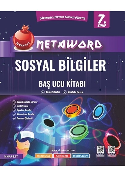 7. Sınıf Metaword Sosyal Bilgiler Konu Özetli Soru Bankası (Nartest Yayınları)
