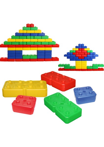Büyük Tuğla 36 Parça – Renkli Yapı Blokları – Eğitici ve Beceri Gelişim Oyuncağı modelleri