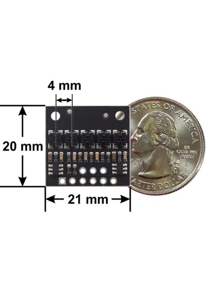 QTRX-HD-05RC 5'li Çizgi Algılama Sensörü (Sık Sensör Dizilimli) fiyatları