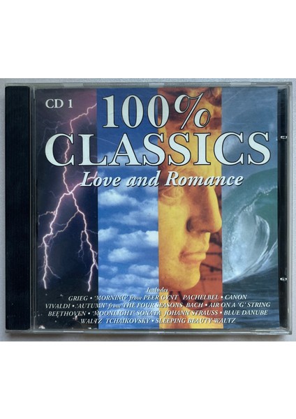 %100 Classics Love And Romance CD (Orijinal Dönem Baskı Cd)
