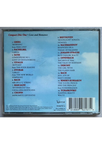 %100 Classics Love And Romance CD (Orijinal Dönem Baskı Cd) fiyatları