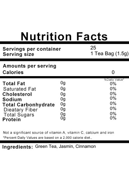 ( 2'li Set) Yeşil Harman Yasemin Çiçeği Tarçın (2*37,5 G)-Pla Piramit Poşet, Antioksidan Kaynağı indirimleri
