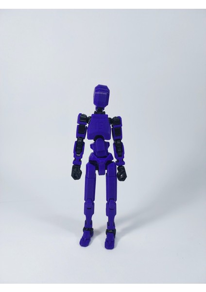 Dummy Oynar Eklemli 15 cm Aksiyon Oyuncağı Gece Mavisi 3 Çift El & Aksesuar