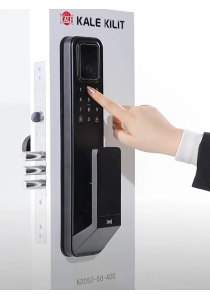 Kale KD050/50-400 Elektronik Akıllı Kapı Kilidi – Parmak Izi, Şifre, Kart ve Mobil Uyumlu