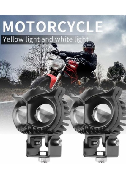 Motorsiklet Baykuş Sis Farı (1 Adet)