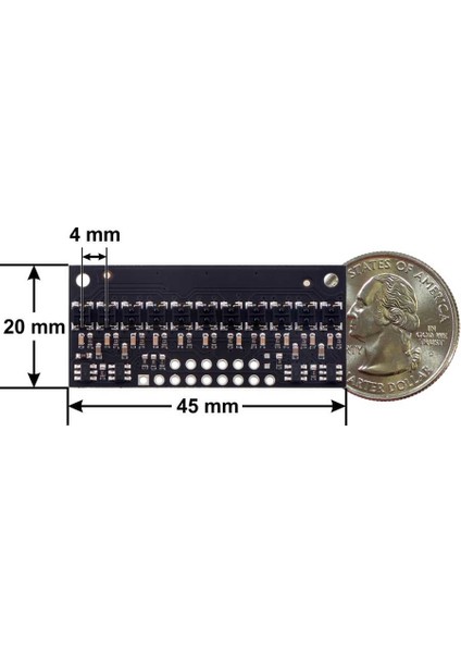 QTRX-HD-11RC 11'li Çizgi Algılama Sensörü (Sık Sensör Dizilimli) modelleri