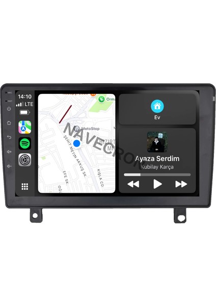 Opel Astra H 9" Uyumlu Android Multimedia Gerçek 4/64 Kablosuz Carplay Geri Görüş Kameralı