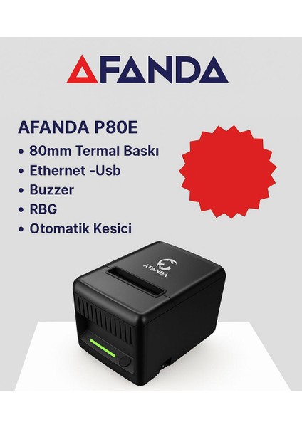 P80E Termal Fiş Yazıcı