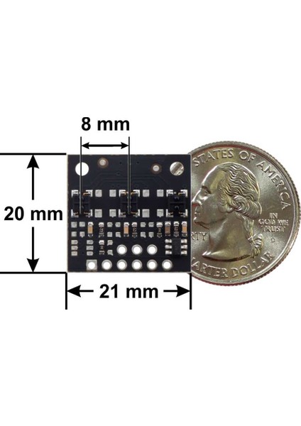 QTRX-MD-03RC 3'lü Çizgi Algılama Sensörü (Seyrek Sensör Dizilimli) fiyatları