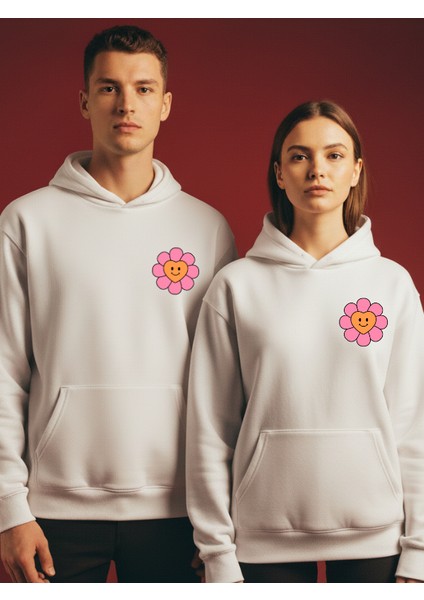 Ruhıg - Aile Çift Sevgili Kombini Sweatshirt Unisex 3 Iplik Kapşonlu