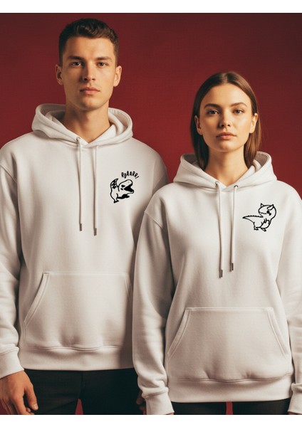 Roarr – Sevgili Kombini Sweatshirt Unisex 3 Iplik Kapşonlu