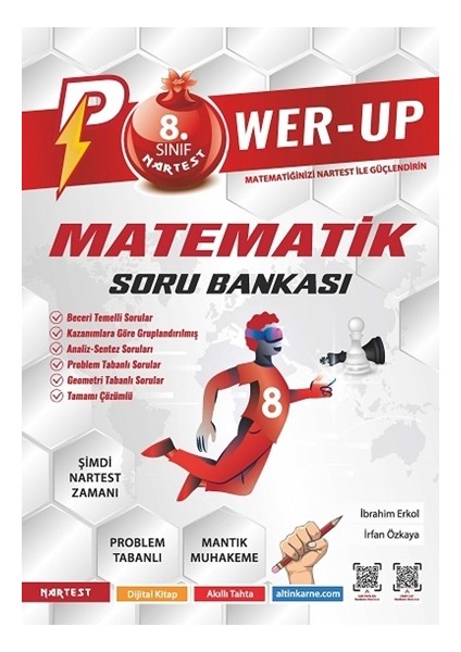 8. Sınıf Power-Up Matematik Soru Bankası (Nartest Yayınları)