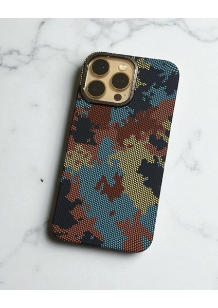 Iphone Uyumlu Lens Hediyeli İnce Karbonfiber Magsafe Destekli Kılıf