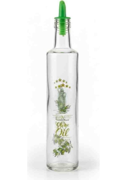 Yağlık 2 Ad 500 cc Zeytin Desenli Şeffaf Cam Yağlık modelleri