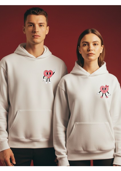 Papacado & Mamacoda– Aile Çift Kombini Sweatshirt Unisex 3 Iplik Kapşonlu