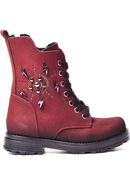 Kız Çocuk Şimşekli Bot E.10 Bordo - 26 fiyatları