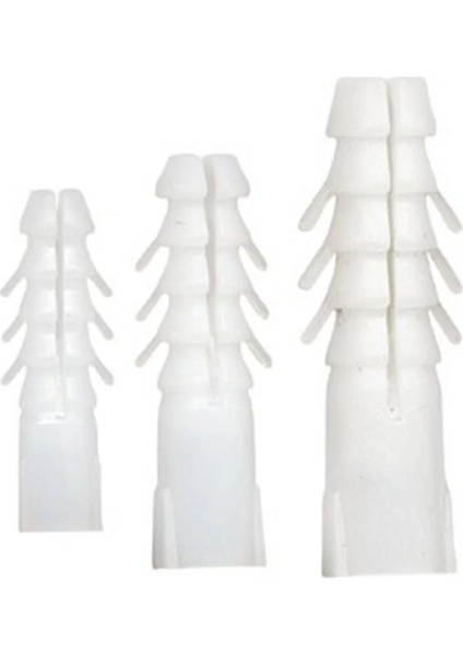 Plastik Dübel Beyaz (Seçenekli)