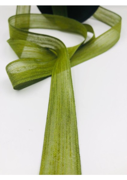 5 mt Keten Kurdele Nopeli 25 mm Bohça, Süsleme, Çeyiz, Gelin, Nişan, Söz, Paketleme, Fiyonk