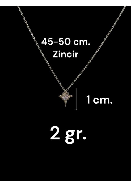 ​orijinal Swarovski Taşlı Kuzey Yıldızı Gümüş Kolye modelleri