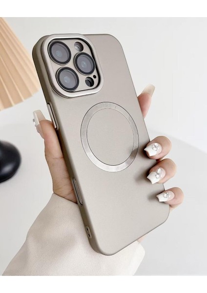 Iphone Uyumlu Lens Koruyuculu Standlı Plasma Magsafe Destekli Kılıf