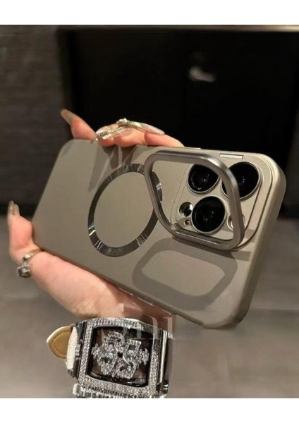 Iphone Uyumlu Lens Koruyuculu Standlı Plasma Magsafe Destekli Kılıf fiyatları