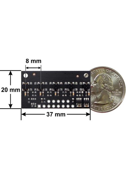 QTRX-MD-05RC 5'li Çizgi Algılama Sensörü (Seyrek Sensör Dizilimli) fiyatları