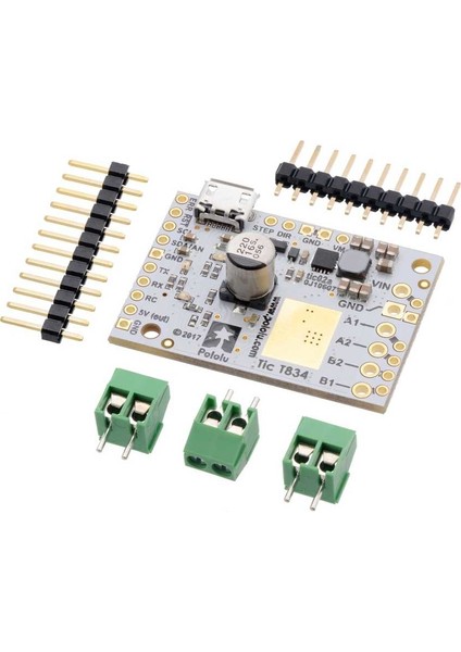 Tic T834 Step Motor Sürücü (PC-SERIAL-I2C-PWM-ANALOG)