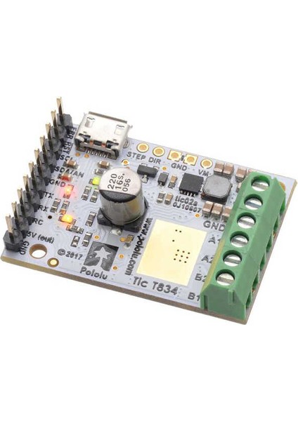 Tic T834 Step Motor Sürücü (PC-SERIAL-I2C-PWM-ANALOG)