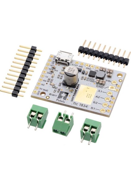 Tic T834 Step Motor Sürücü (PC-SERIAL-I2C-PWM-ANALOG)