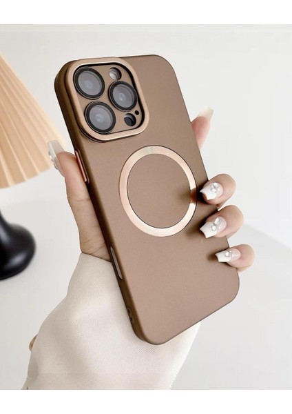 Iphone Uyumlu Lens Koruyuculu Standlı Plasma Magsafe Destekli Kılıf